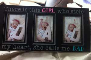diy father's day gift from baby