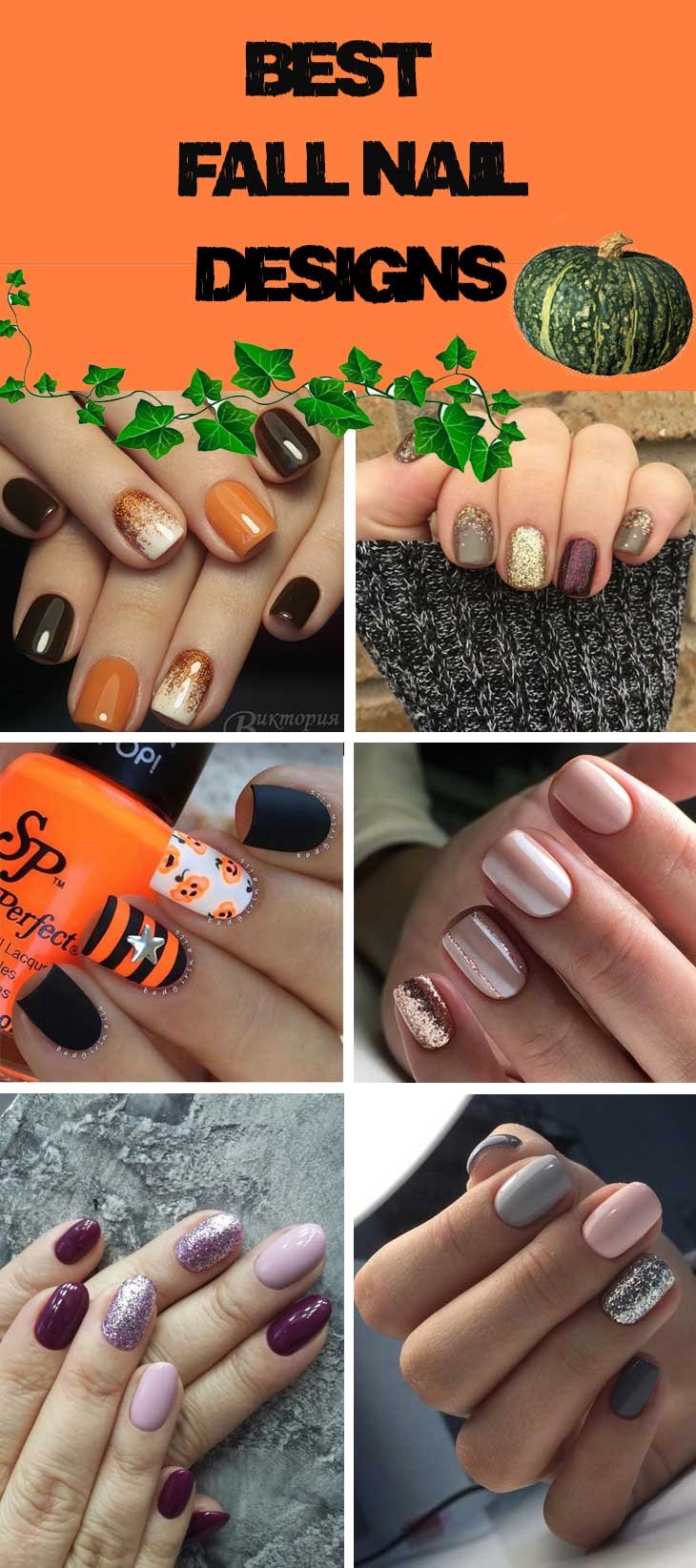 Best Fall Nail Designs - DIY Cuteness