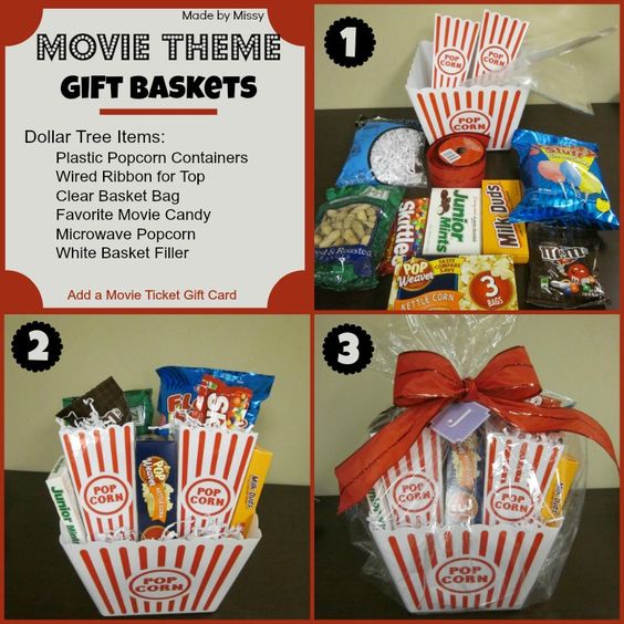 Movie Theme Gift Basket