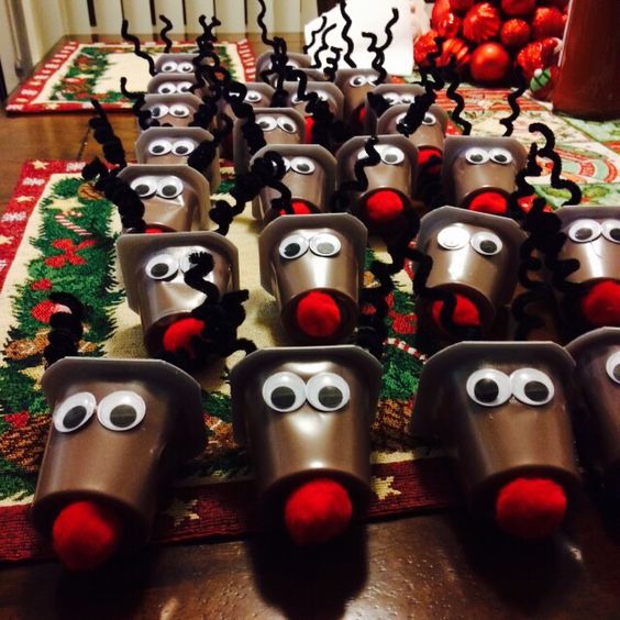 Pudding Cup Reindeer 