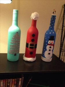 DIY Wine Bottle Christmas Crafts - DIY Cuteness