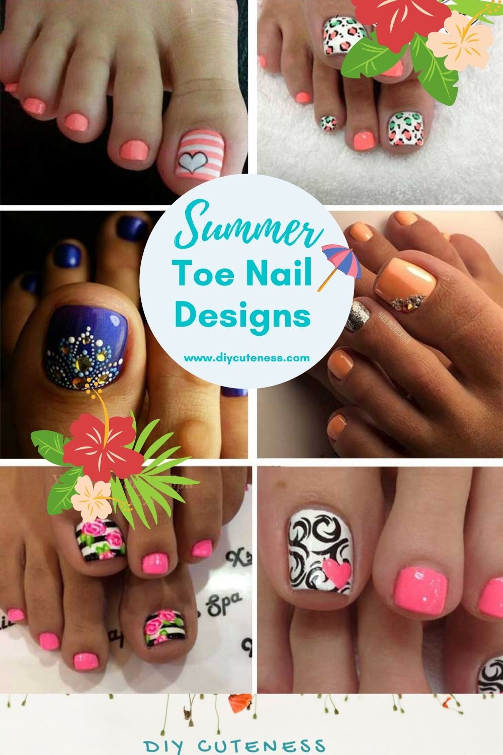 Toe Nail Art Designs - Cute & Simple Nail Ideas - K4 Fashion