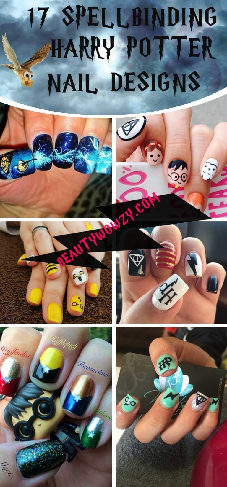 Easy DIY Harry Potter Nails Designs DIY Cuteness