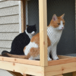 Window-mounted catio for apartment living or small balconies