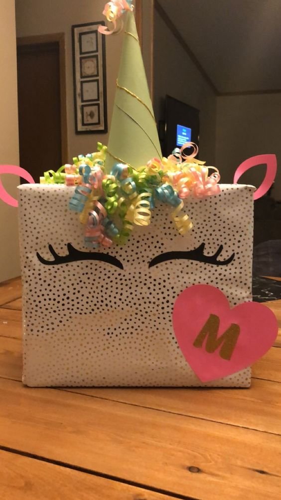 DIY Unicorn Valentines Box - DIY Cuteness Kids Craft