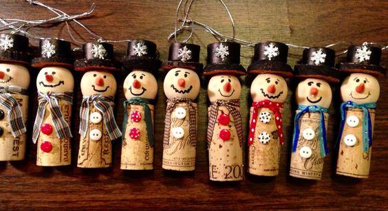 Wine Cork Christmas Crafts