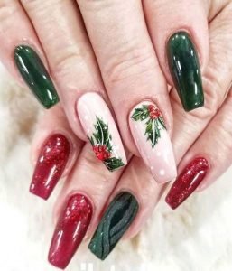 Easy DIY Christmas Nail Art Designs - DIY Cuteness