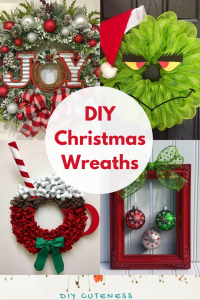 DIY Christmas Wreaths for Front Door - DIY Cuteness