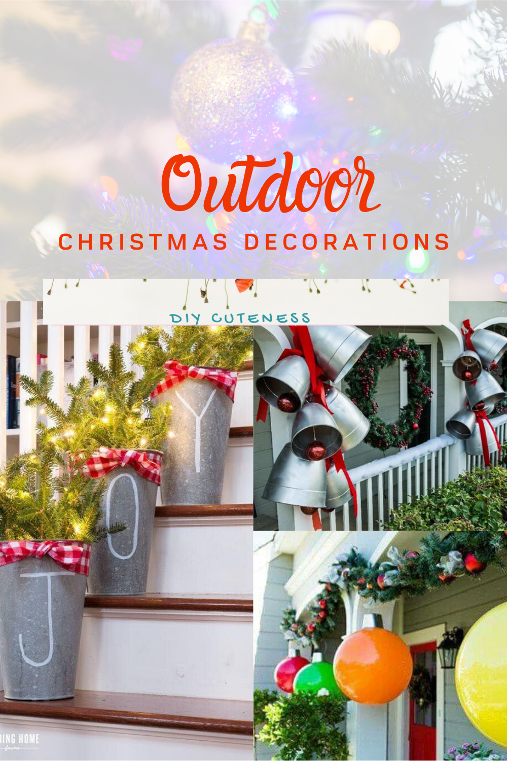 Easy Diy Christmas Decorations For Outside Diy Cuteness