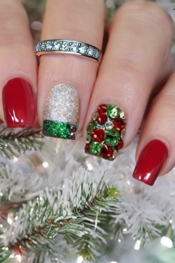 10 Christmas Nail Art Ideas