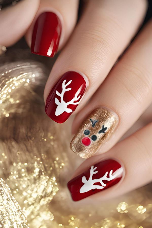 10 Christmas Nail Art Ideas