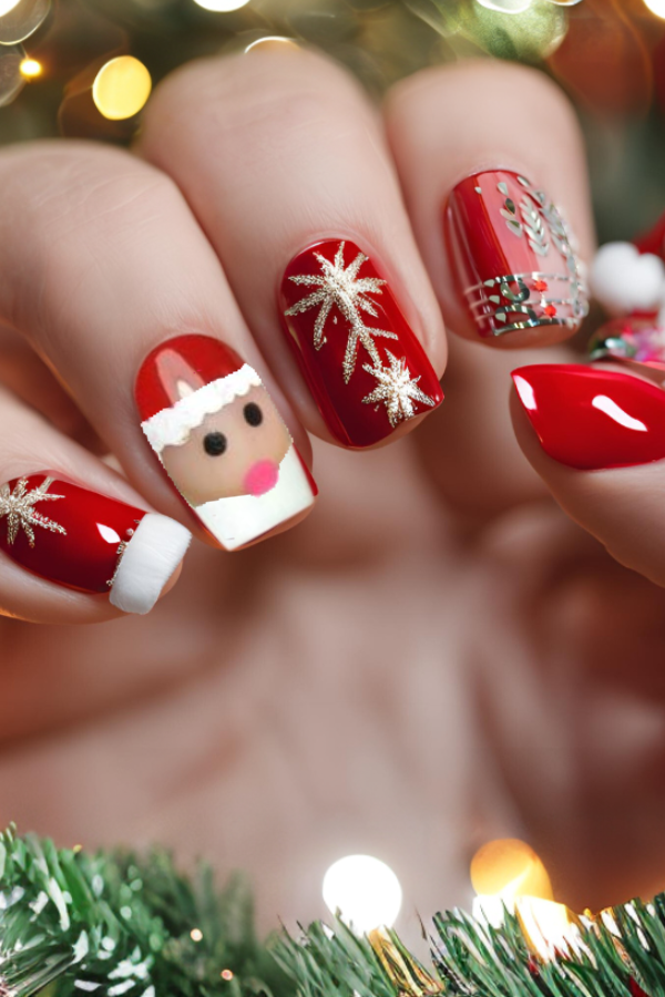 10 Christmas Nail Art Ideas