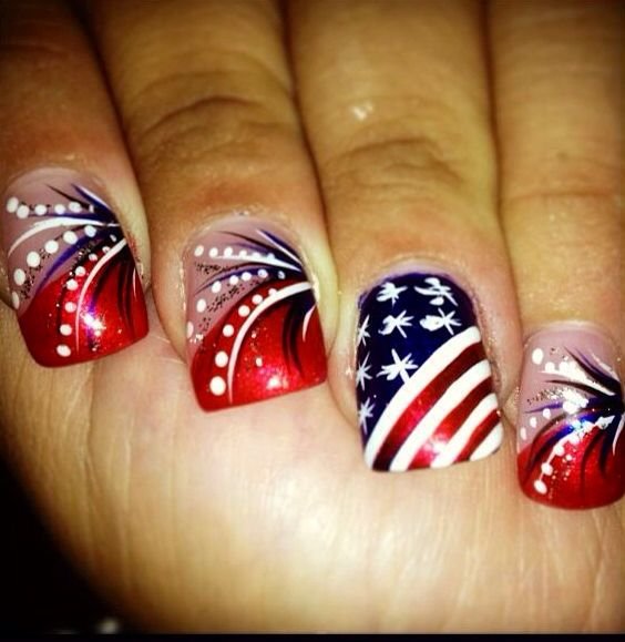 Easy Diy 4th of July Nails for Kids - DIY Cuteness