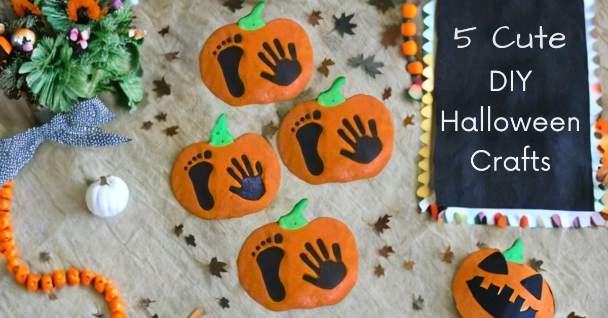 5 Cute DIY Halloween Crafts for Kids