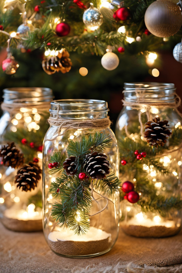 8 Mason Jar Ideas for Christmas