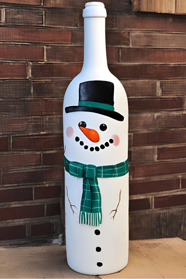 5 DIY Wine Bottle Christmas Crafts